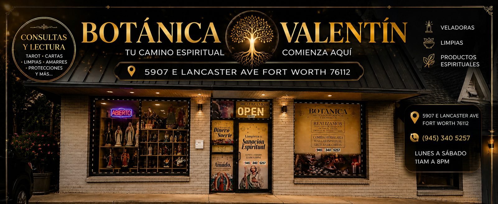 Botánica Valentín en 5907 E Lancaster Ave, Fort Worth TX